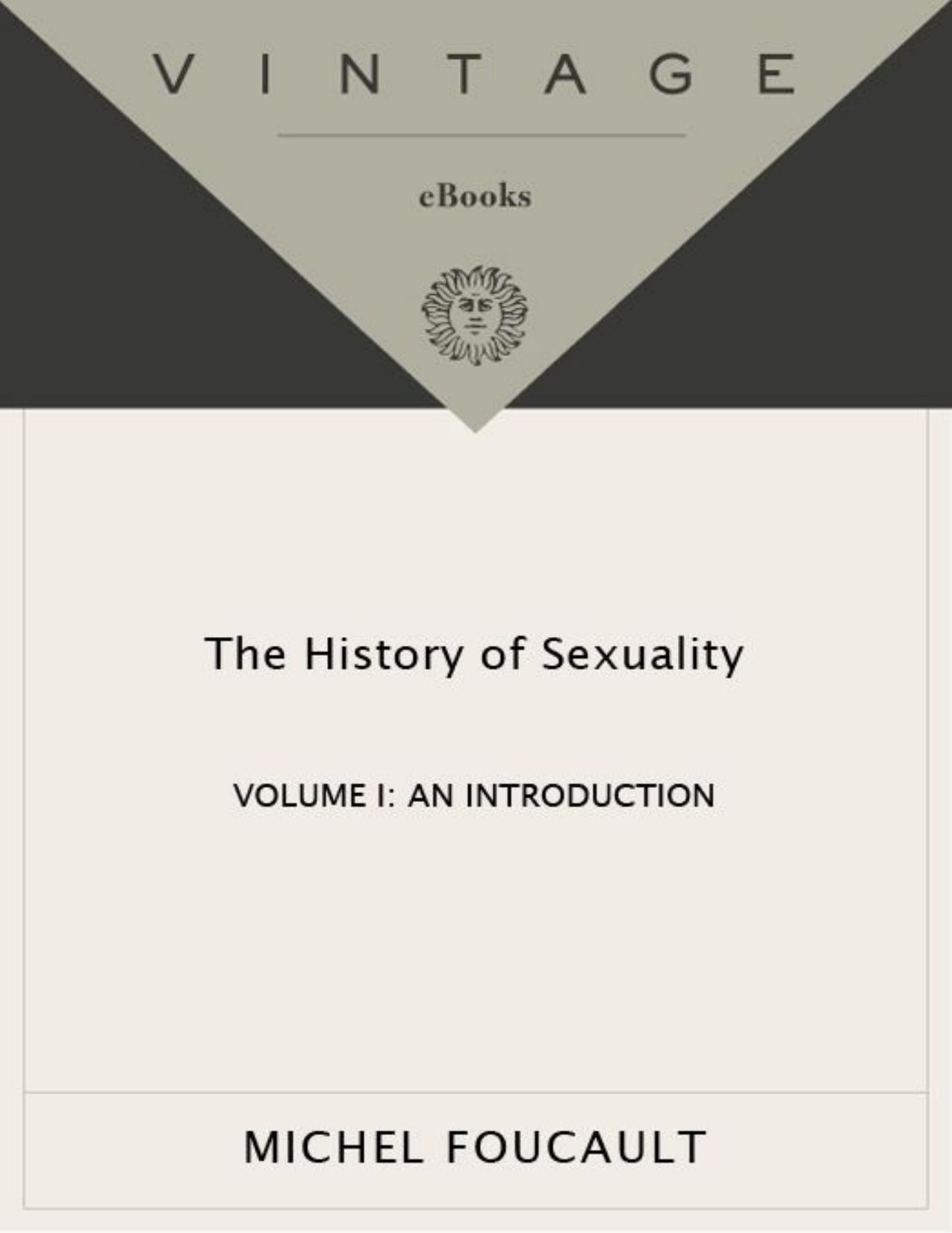 The History Of Sexuality An Introduction 1 By Michel Foucault Free 3835